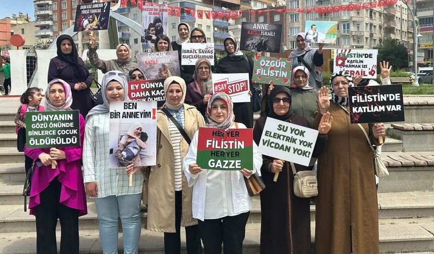 AK Parti'li kadınlar, Gazze'li anneler için buluştu