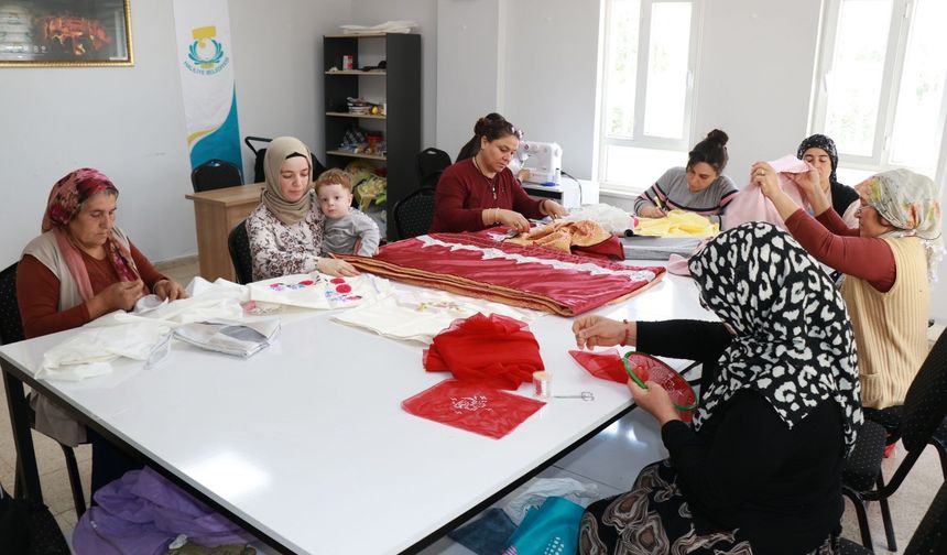 KISAS kültür merkezi ile kadınlar hem öğreniyor,hem üretiyor