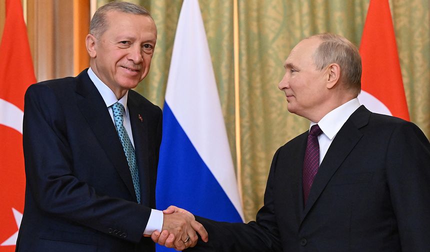 Cumhurbaşkanı Erdoğan,Rusya Devlet Başkanı Putin ile görüştü