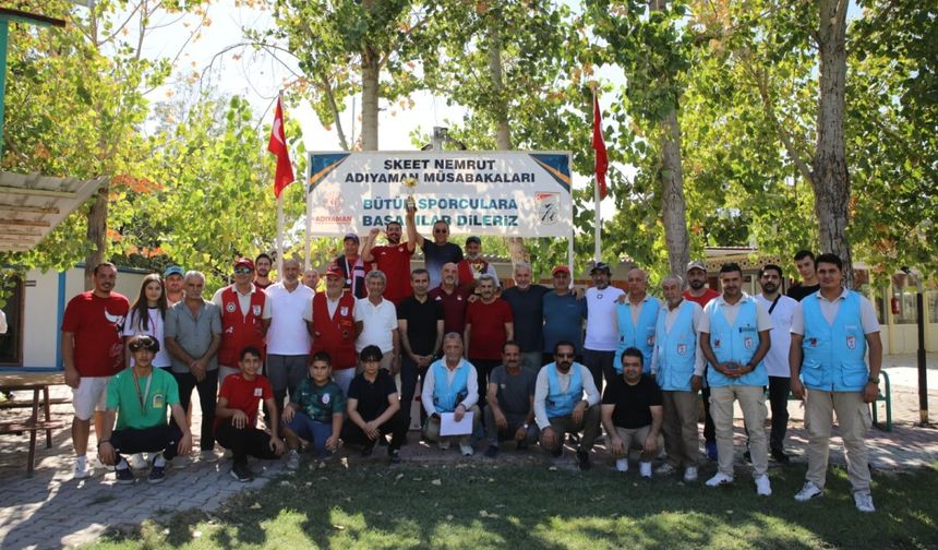 Atıcılık Nemrut Kupası şampiyonları kupa ve madalyalarını aldı