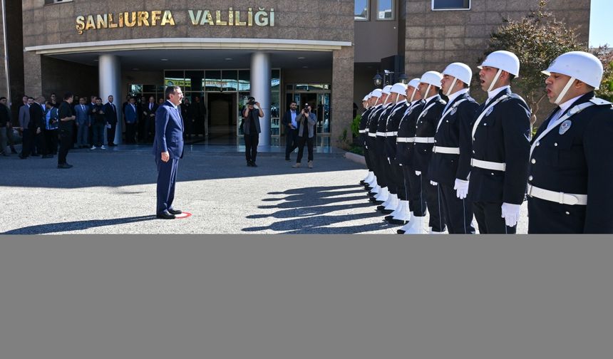 Cevdet Yılmaz, Şanlıurfa'da ziyaretlerde bulundu