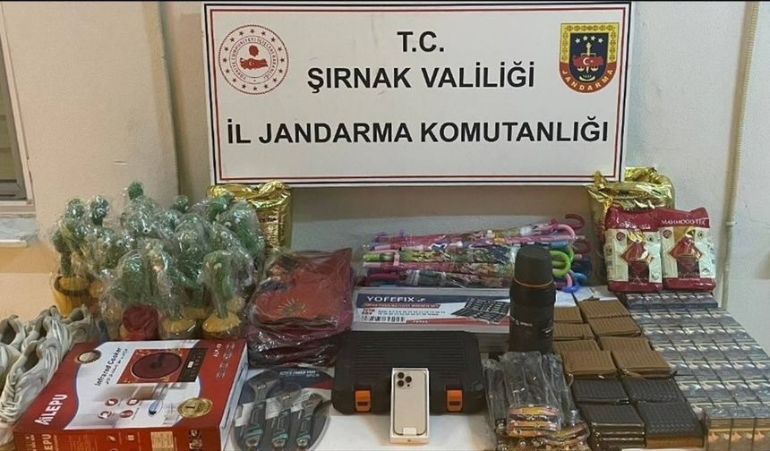 Şırnak'ta kaçakçılık operasyonu düzenlendi