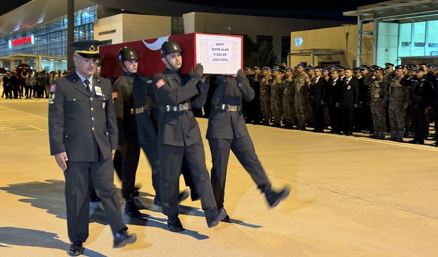 Şırnak'ta Pençe-Kilit şehidi için tören  düzenlendi