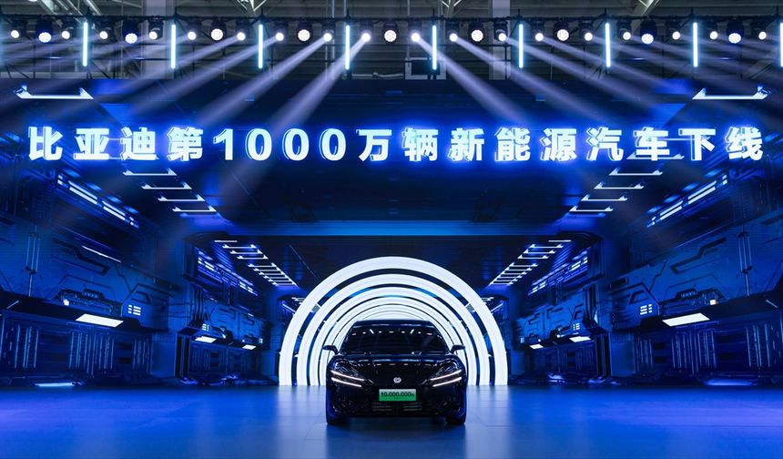 BYD, 30. yılını 10 milyonuncu araç üretimiyle kutladı