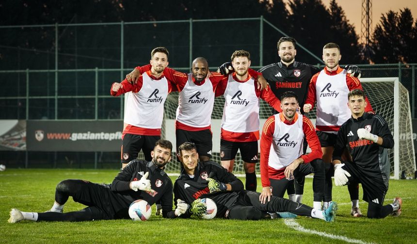 Gaziantep FK, Başakşehir maçının hazırlıklarına devam etti