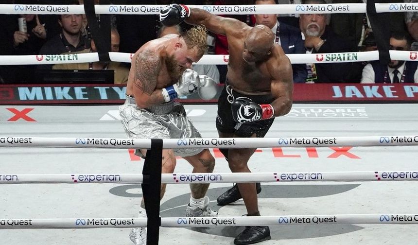 Mike Tyson, Jake Paul'a karşı olan maçta kazanan belli oldu