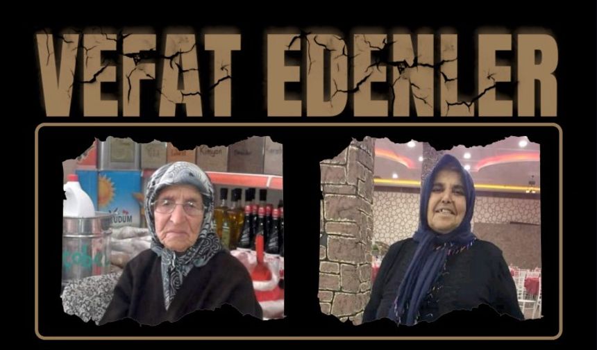 Besni'de bugün Vefat Edenler 03.11.2024