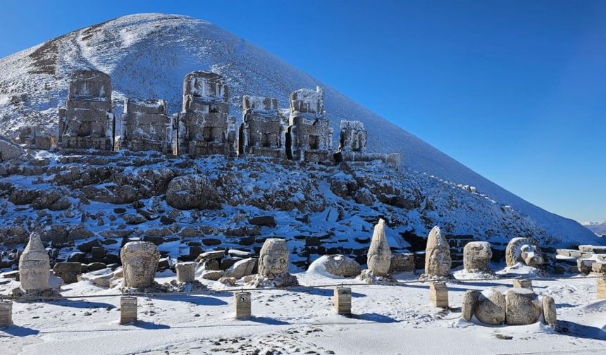 Nemrut Dağı’nda kış turizmi sezonu başladı