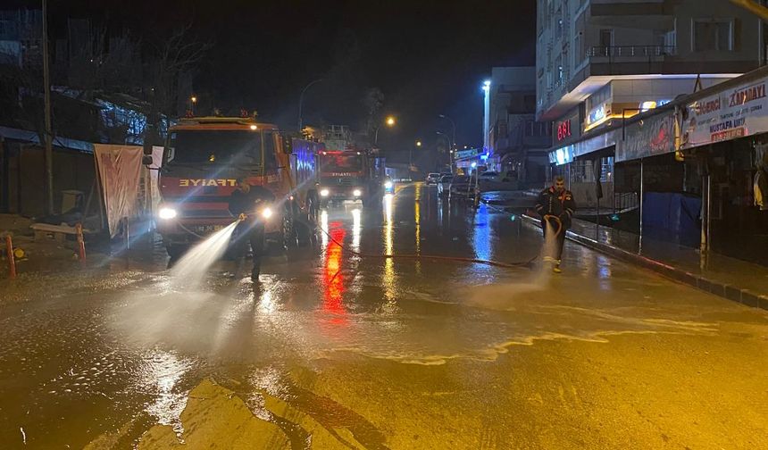 Besni İtfaiyesi düzenli temizlik seferberliği başlattı