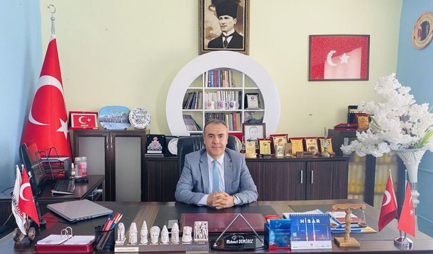 Besni İlçe Milli Eğitim Müdürü Demirel’den YKS Mesajı