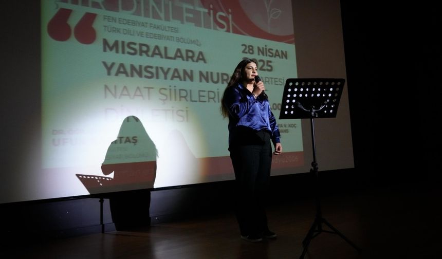 ‘Mısralara Yansıyan Nur: Naat Şiirleri Dinletisi’