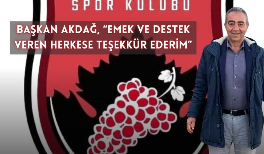 Başkan Akdağ, “Emek ve destek veren herkese teşekkür ederim”