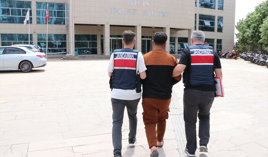 Kilis'te PKK/PYD operasyonunda yakalanan zanlı tutuklandı