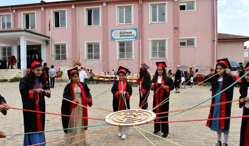 Gönüllü Gençlerden "Köy Okulunda Mezuniyet Töreni"