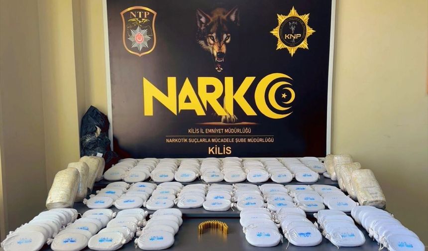 Kilis'te Narkotik operasyonunda 2 zanlı tutuklandı