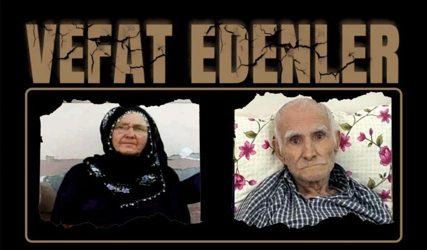 Besni'de Bugün Vefat Edenler 22.05.2025
