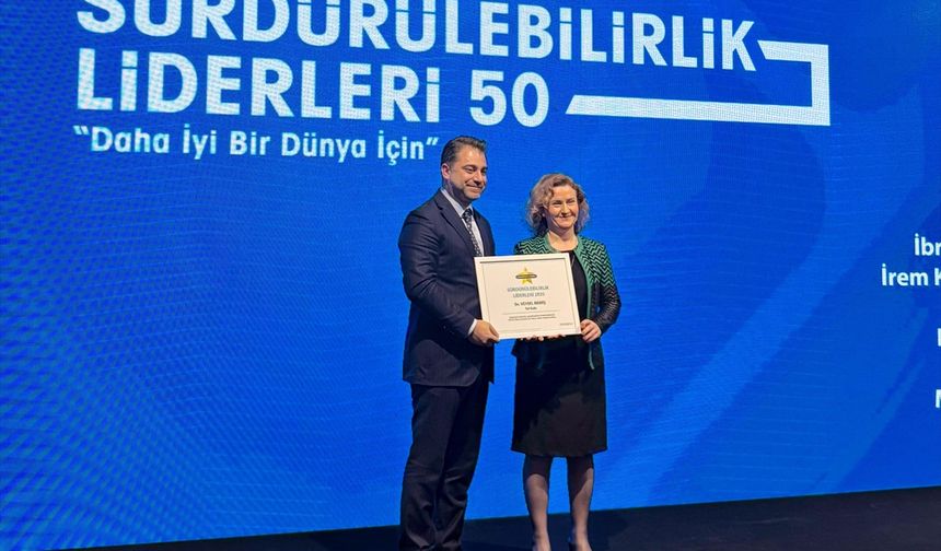 Veysel Memiş, "Sürdürülebilirlik Liderleri 50" listesine girdi