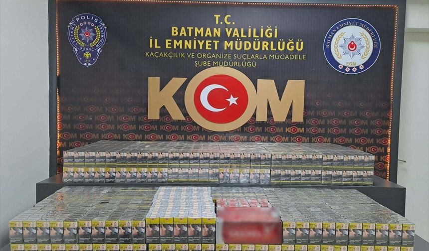 4 bin 600 paket kaçak sigara ele geçirildi