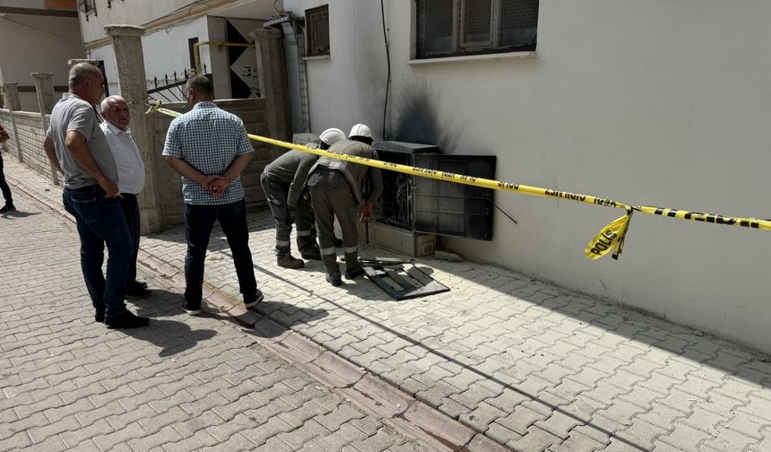 Elektrik trafosunda çıkan yangın söndürüldü