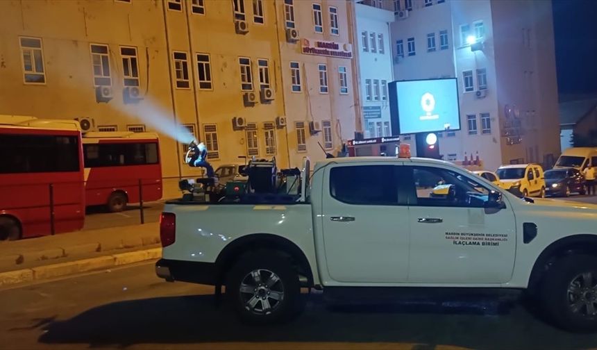 Mardin'de ilaçlama çalışmaları sürüyor