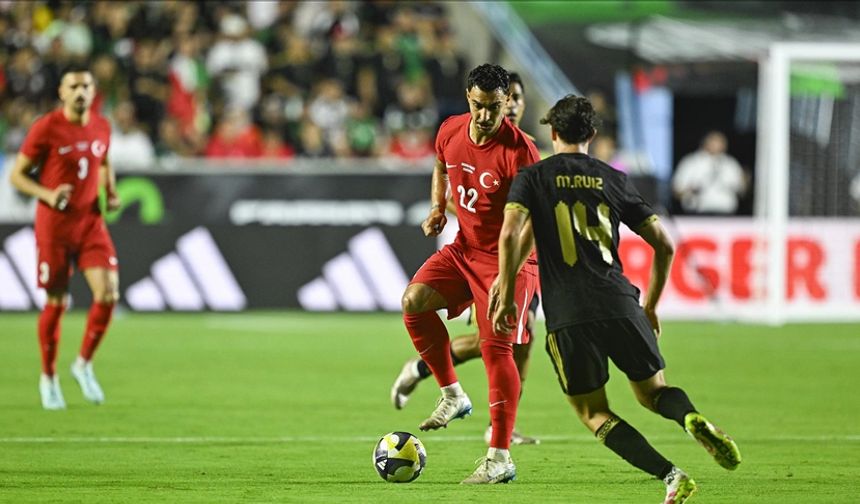 A Milli Takım, hazırlık maçında Meksika'ya 1-0 mağlup oldu