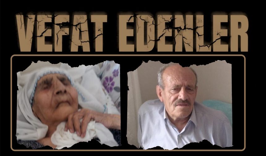 Besni'de Bugün Vefat Edenler 13.06.2025