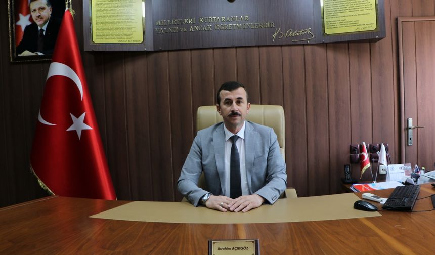 Kilis Milli Eğitim Müdürü Açıkgöz, görevine başladı