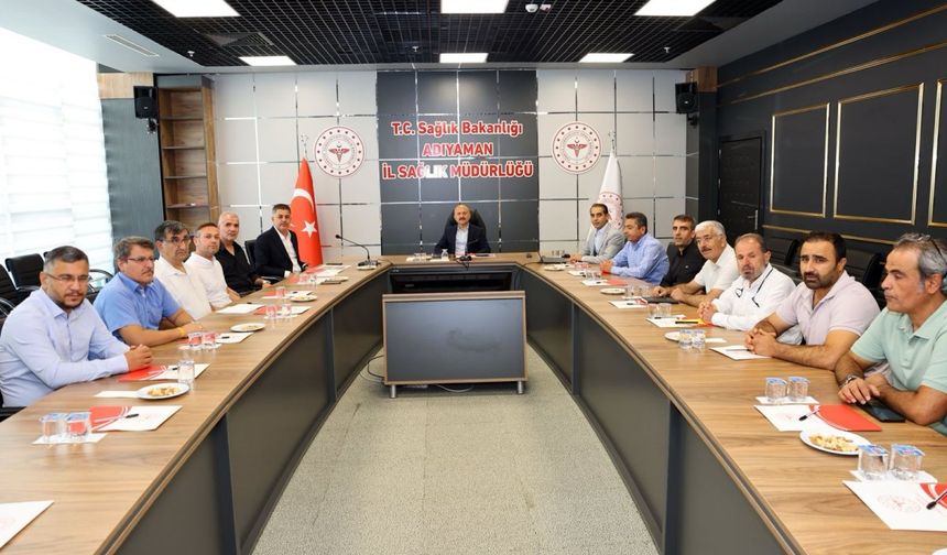 Adıyaman’da, sağlık yatırımları değerlendirildi