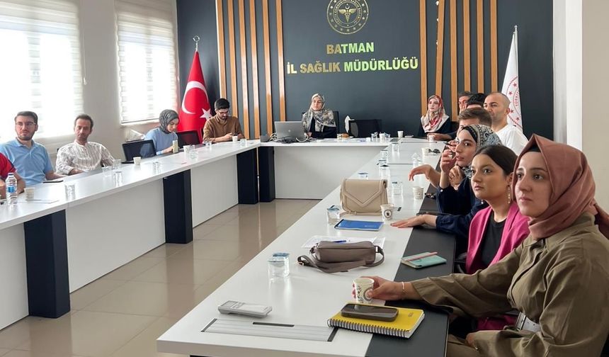 Batman'da 'Tütün Bağımlılığı Tedavisi Eğitimi' düzenlendi