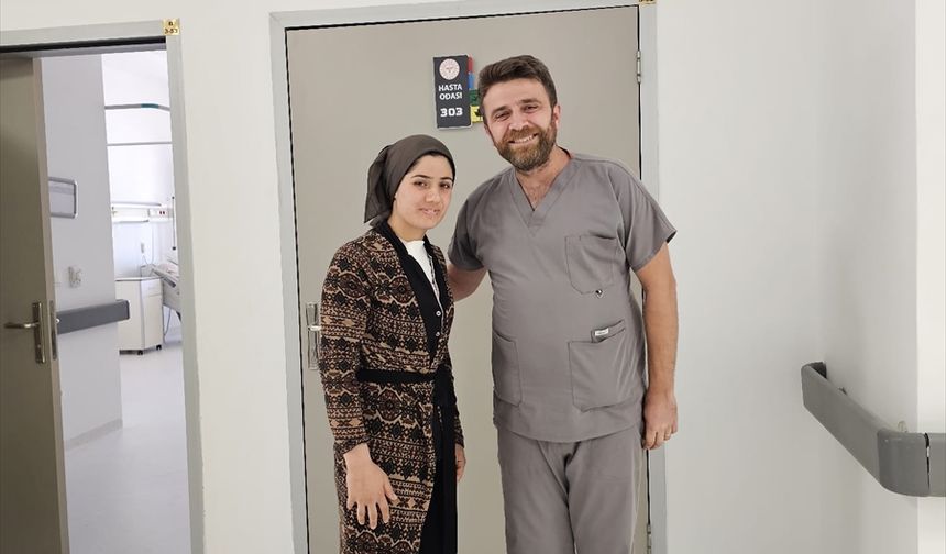 Çermik'te guatr ameliyatı yapılan kadın sağılığına kavuştu