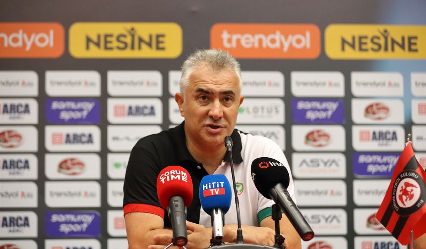 Çorum FK-Amed Sportif Faaliyetler maçının ardından