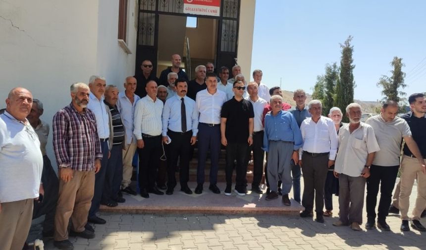 Milletvekili Şan, Kahta’da tarihi buluşma yaptı