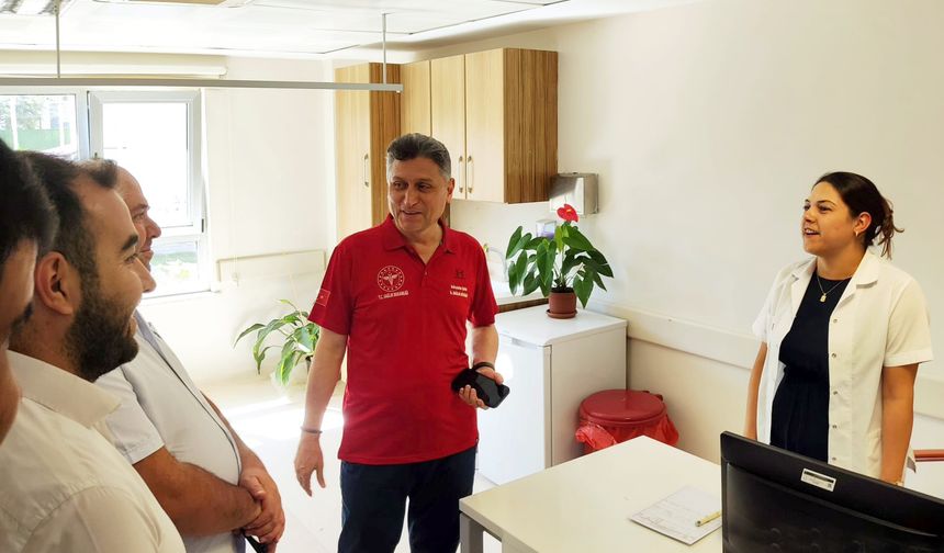 gaziantep Sağlık Müdürü Şahin, Araban’da inceleme yaptı