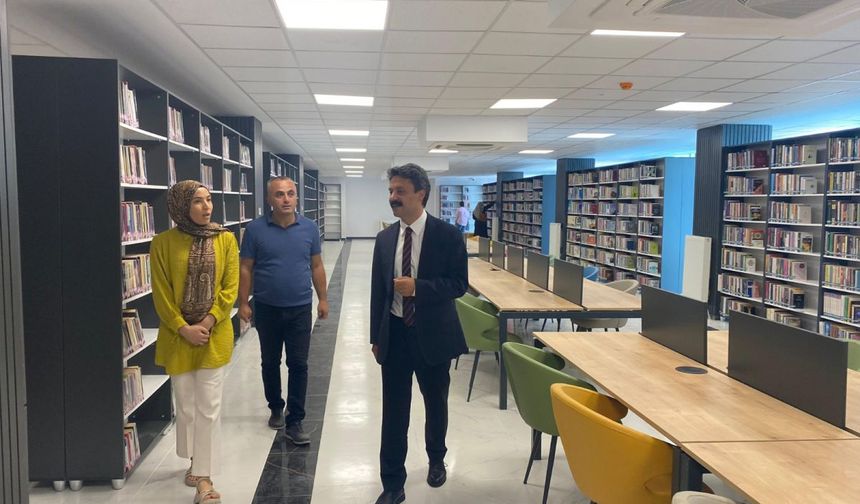 Kaymakam Aslan’dan Besni Halk Kütüphanesine Ziyaret