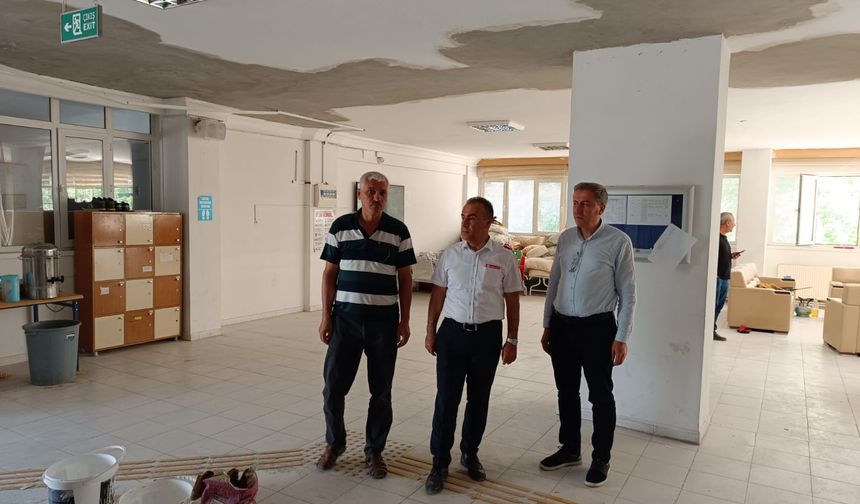 Besni’de Yapım ve Onarımı Devam Eden Okul Denetimler Yapıldı