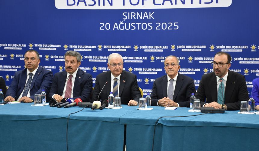 Savunma Bakan Güler, Şırnak’ta konuştu