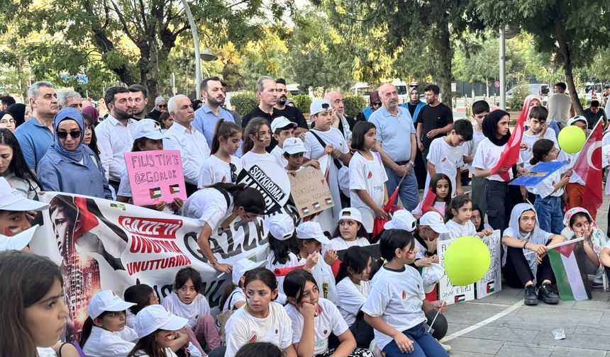 Siirt'te Gazze'ye destek yürüyüşü düzenlendi