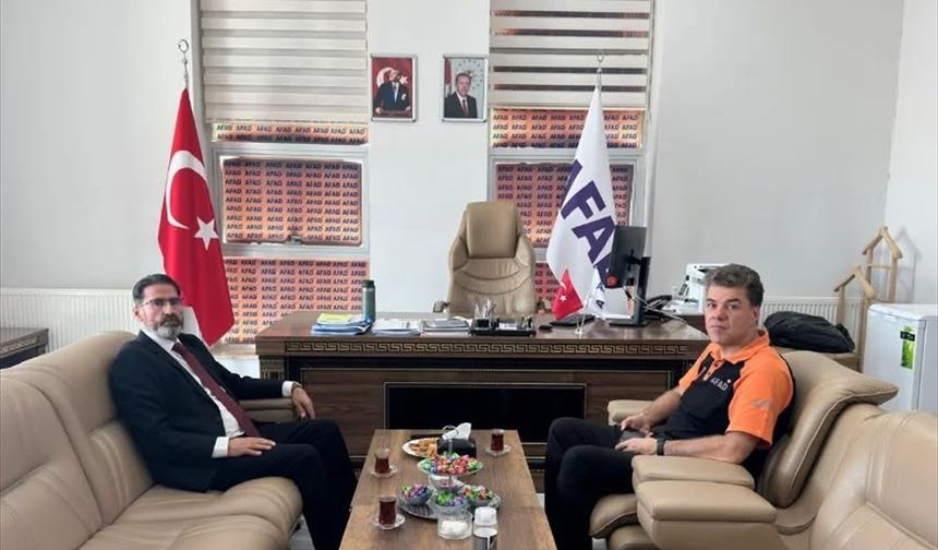 Müdür Baz'dan AFAD İl Müdürü İşlek'e ziyaret