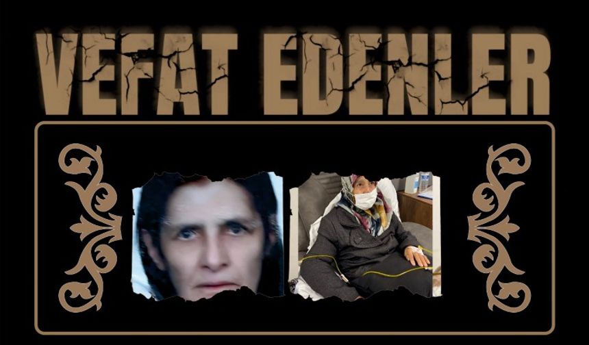 Besni'de Bugün Vefat Edenler 21.09.2025