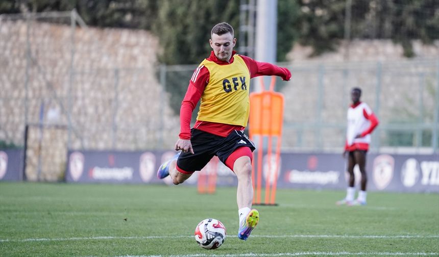 Gaziantep FK, Samsunspor maçının hazırlıklarını sürdürdü