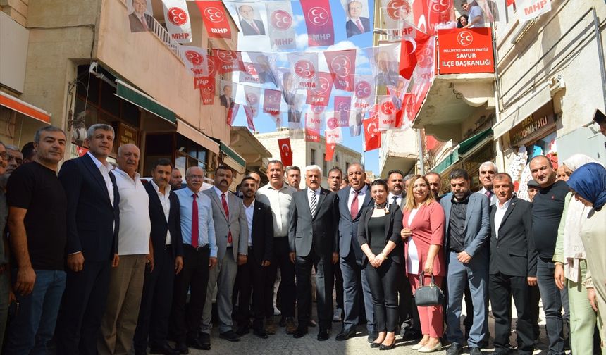 Savur'da MHP İlçe Başkanlığı binası hizmete girdi