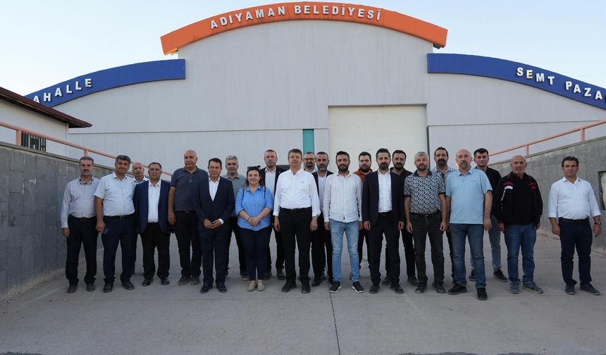 Adıyaman Belediyesi meclis üyeleri yatırımları inceledi