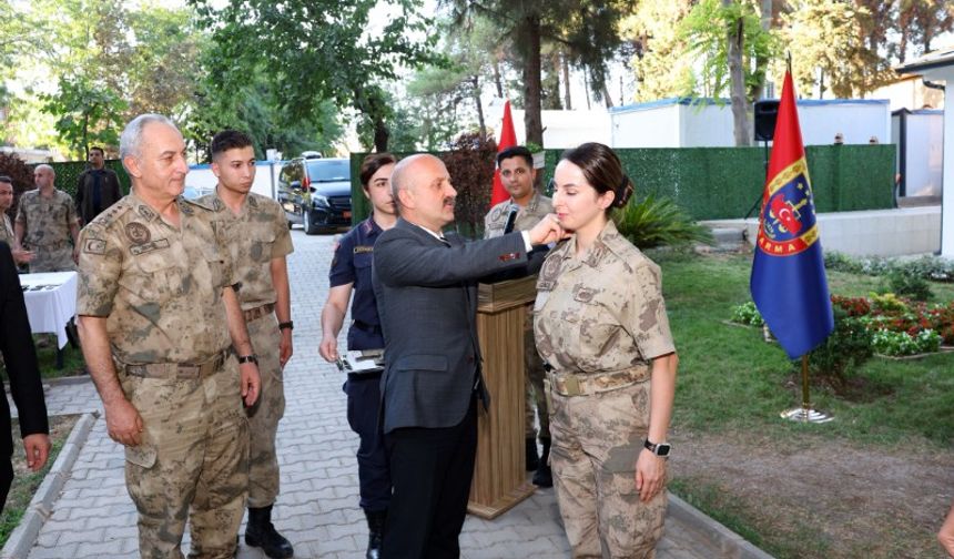 Adıyaman Jandarma’da Rütbe Terfi Heyecanı…