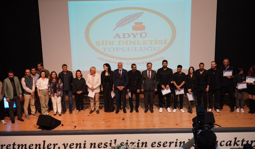 ADYÜ'de Güz Rüzgarı'nda Şiir ve Müzik Dinletisi