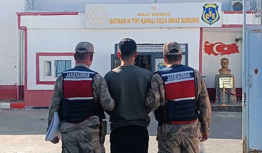 Batman'da hapis cezası bulunan firari hükümlü yakalandı