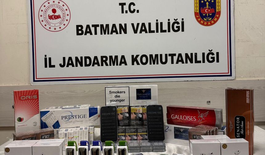 Batman'da kaçakçılık operasyonu yapıldı