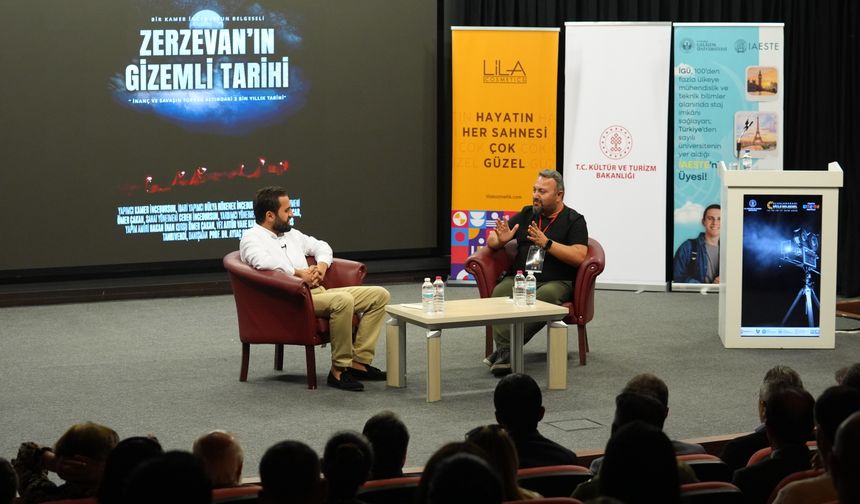 'Diyarbakır Kültür Yolu Festivali' kapsamında 'Zerzevan'ın Gizemli Tarihi' belgeseli izleyiciyle buluştu