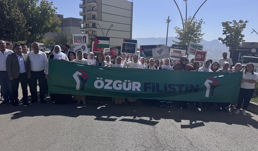 Güneydoğu'da 'Gazze İçin Sessiz Çığlık' etkinliği