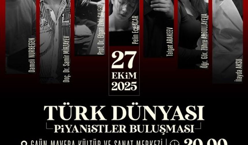 Cumhuriyetin 102. Yılı Türk Dünyasından Piyanistlerle Kutlanacak