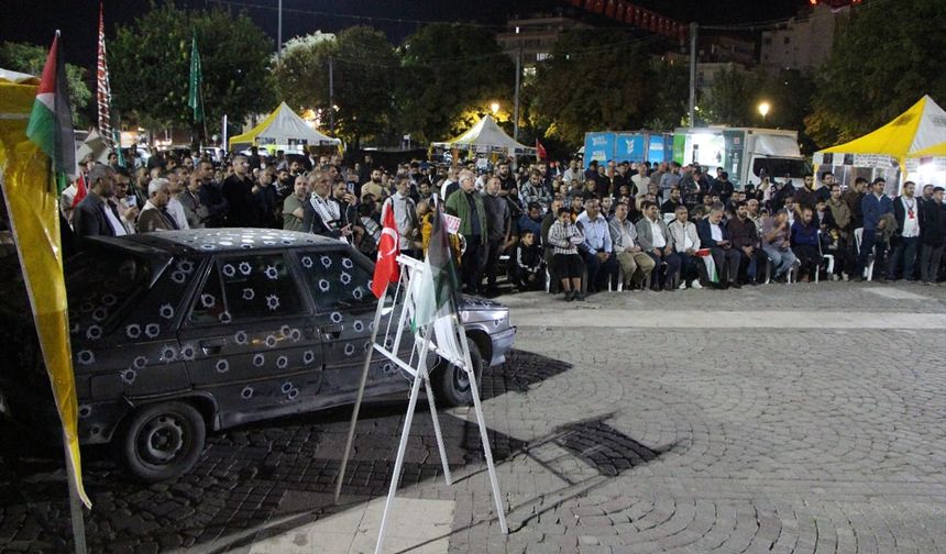 Sumud Filosu Saldırısı Gaziantep’te Protesto Edildi